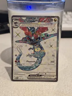 Pokemon TCG SV Twilight Masquerade Dragapult EX Ultra Rare Card 200/167 - Image 1