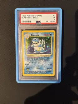 1999 Pokemon Base Set Blastoise Holo Unlimited Rare Card 2/102 WOTC PSA 5 ! - Image 1