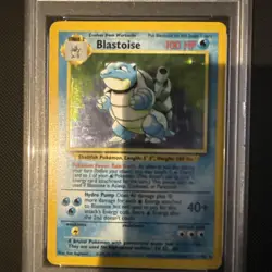 1999 Pokemon Base Set Blastoise Holo Unlimited Rare Card 2/102 WOTC PSA 5 ! - Image 5