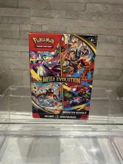 Pokemon TCG Mega Evolution Booster Bundle Sealed 6 Packs Brand New In Hand - Image 1