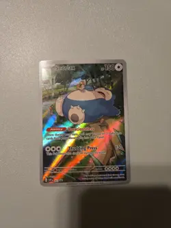 Pokemon TCG Snorlax 051 Black Star Promo Scarlet & Violet 151 - Image 1