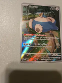 Pokemon TCG Snorlax 051 Black Star Promo Scarlet & Violet 151 - Image 3
