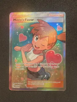 Pokemon Misty's Favor Trainer 235/236 Sm-Unified Minds Full Art Ultra Rare Holo - Image 1