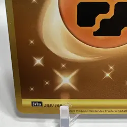 Pokemon TCG SV Base Set Basic Fighting Energy 258/198 Hyper Rare One Owner - Image 4