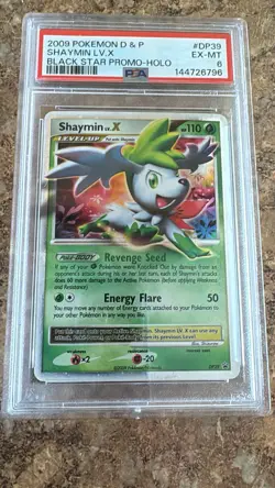 SHAYMIN LV.X - HOLO - PSA 6 - BLACK STAR PROMO - 2009 Pokemon #DP39 - Image 1