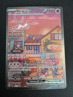Mew ex SVP 053 Pokemon TCG Scarlet Violet 151 Black Star Promo Full Art - Image 1