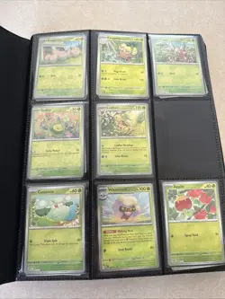 Pokemon Prismatic Evolutions Binder Base Set Holo Reverse Holo - Image 2