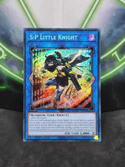 Yugioh S:P Little Knight AGOV-EN046 Secret Rare 1st Edition NM - Image 1