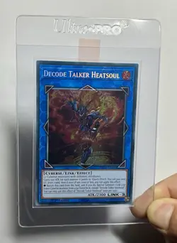 Decode Talker Heatsoul RA01-EN048 (NM) Secret Rare 1st Edition YuGiOh! TCG - Image 3