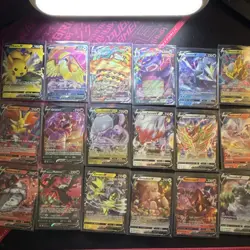 Pokemon V & VMAX 18 Card Lot NM Pikachu Pidgeot Sandaconda Galarian Slowking - Image 1