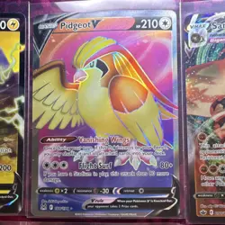 Pokemon V & VMAX 18 Card Lot NM Pikachu Pidgeot Sandaconda Galarian Slowking - Image 3