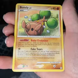 Pokemon Bonsly 71/130 Diamond & Pearl Common Regular 40HP Basic 2007 Card - Image 1