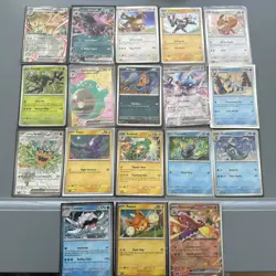 Pokemon TCG Scarlet And Violet Promo Bundle 18 black star Promo Cards - Image 1