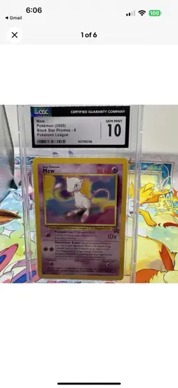 Lot Of 3 Cards Pokemon MEW BLACK STAR PROMO CGC 10 - Image 1
