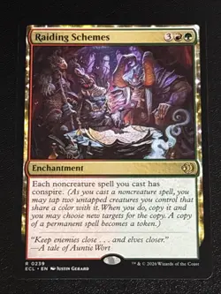 MTG Lorwyn Eclipsed Raiding Schemes 0239 NM Rare - Image 1