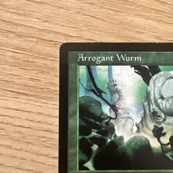 Arrogant Wurm MTG Torment ENGLISH NM Never Played - Image 3