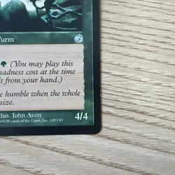 Arrogant Wurm MTG Torment ENGLISH NM Never Played - Image 5