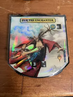 MTG Relic Tokens: Legendary ZUR THE ENCHANTER FOIL EDH Commander Magic Gathering - Image 1