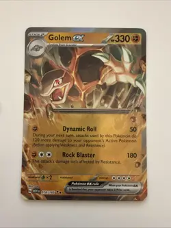 Pokemon Scarlet & Violet 151 Golem EX 76/165 Ultra Rare Holo - Image 1