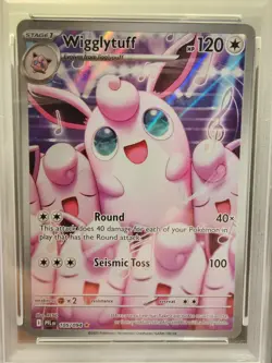 2025 Pokemon Phantasmal Flames Wigglytuff Illustration Rare #105/094 - PSA 10 - Image 3