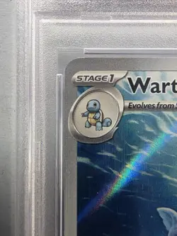 2023 POKEMON MEW EN-151 ILLUSTRATION RARE #171 WARTORTLE PSA 9 - Image 2