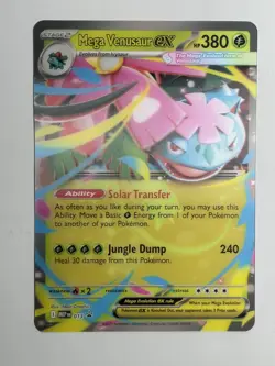 2025 Pokemon Mega Venusaur ex Oversized Jumbo Black Star Promos BSP #013 - Image 1