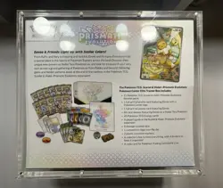Pokemon Center Prismatic Evolutions ETB Elite Trainer Box With Acrylic Case - Image 2