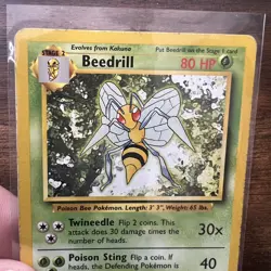 BEEDRILL - 17/102 - Base Set - Pokemon Card - HP - Image 3
