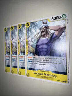 OP05-112 Captain McKinley X4 Playset English One Piece Card Game TCG CCG - Image 3