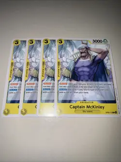 OP05-112 Captain McKinley X4 Playset English One Piece Card Game TCG CCG - Image 4