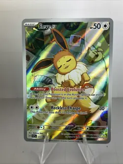Pokemon TCG Eevee Prismatic Evolutions Black Star Promo Card #173 - Image 1