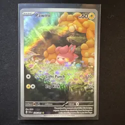 Pokemon Illustration Rare NM 8 Card Lot Pawmi Wugtrio Larvesta Cetitan Crustle - Image 3