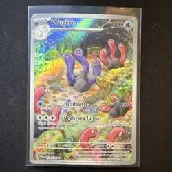 Pokemon Illustration Rare NM 8 Card Lot Pawmi Wugtrio Larvesta Cetitan Crustle - Image 4