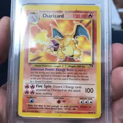 2002 Charizard Legendary Collection Non-Holo Pokemon Card 3/110 - Image 3