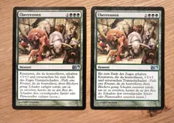 MTG Magic: 2 X Uberrennen / Overrun, DEUTSCH - Image 1