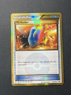 Pokemon VS Seeker Secret Rare Gold 110/100 XY Roaring Skies LP - Image 1