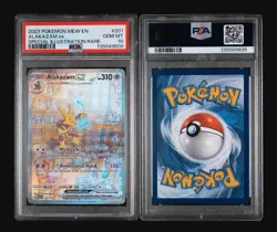 Pokemon TCG Alakazam EX 151 201/165 PSA 10 - Image 3