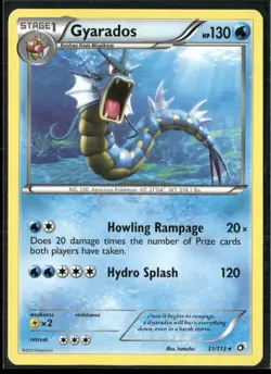 Pokemon - Gyarados 31/113 Regular Legendary Treasures LP - Image 1