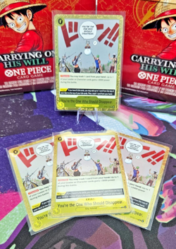 You're the One Who Should Disappear OP06-115 Rare One Piece Wings of the Captain - Image 1