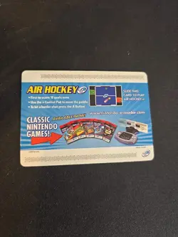 Nintendo Game Boy Advance E-Reader Air Hockey Promo Card game Gba Slide It - Image 2