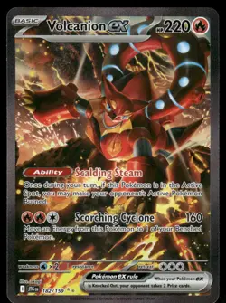 Pokemon Cards Volcanion ex 182/159 Journey Together Special Illustration Rare NM - Image 1