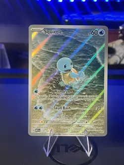 Squirtle 170/165 Scarlet Violet 151 2023 IR Holo Rare Pokemon Card TCG - Image 1