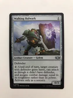 Walking Bulwark MTG Magic the Gathering Card NM Near Mint TDC - Image 1