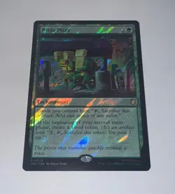 Magic MtG: *SURGE FOIL* Ninja Pizza (Commander: Teenage Mutant Ninja Turtles) NM - Image 1