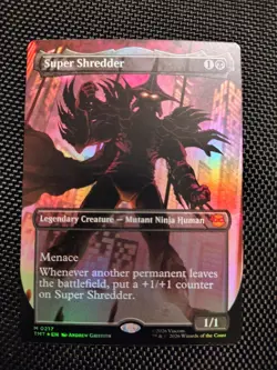 Super Shredder (Borderless) Teenage Mutant Ninja Turtles Foil - Image 1