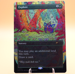 Explore | #2312 | Rare | Borderless Rainbow Foil | Furby | Secret Lair - Image 1
