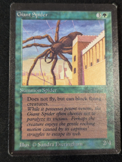 Giant Spider - Beta - Common - LP - MTG - Magic the Gathering - Green - Creature - Image 1