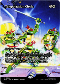 Teleportation Circle (Borderless) Teenage Mutant Ninja Turtles MTG NM ⚪ - Image 1