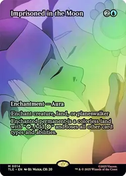 Imprisoned in the Moon Foil Borderles Avatar: The Last Airbender NM MTG - Image 1