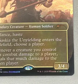 MTG Saskia the Unyielding | Secret Lair Drop | Foil Legendary Creature | SLD 055 - Image 3